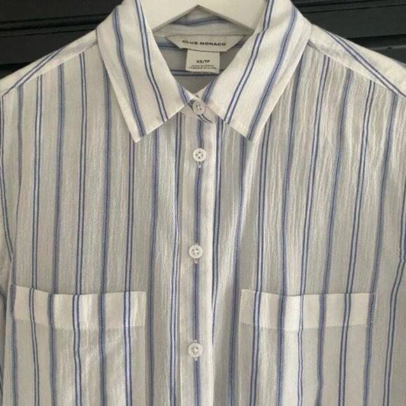 Club Monaco striped shirt - Picture 4 of 4